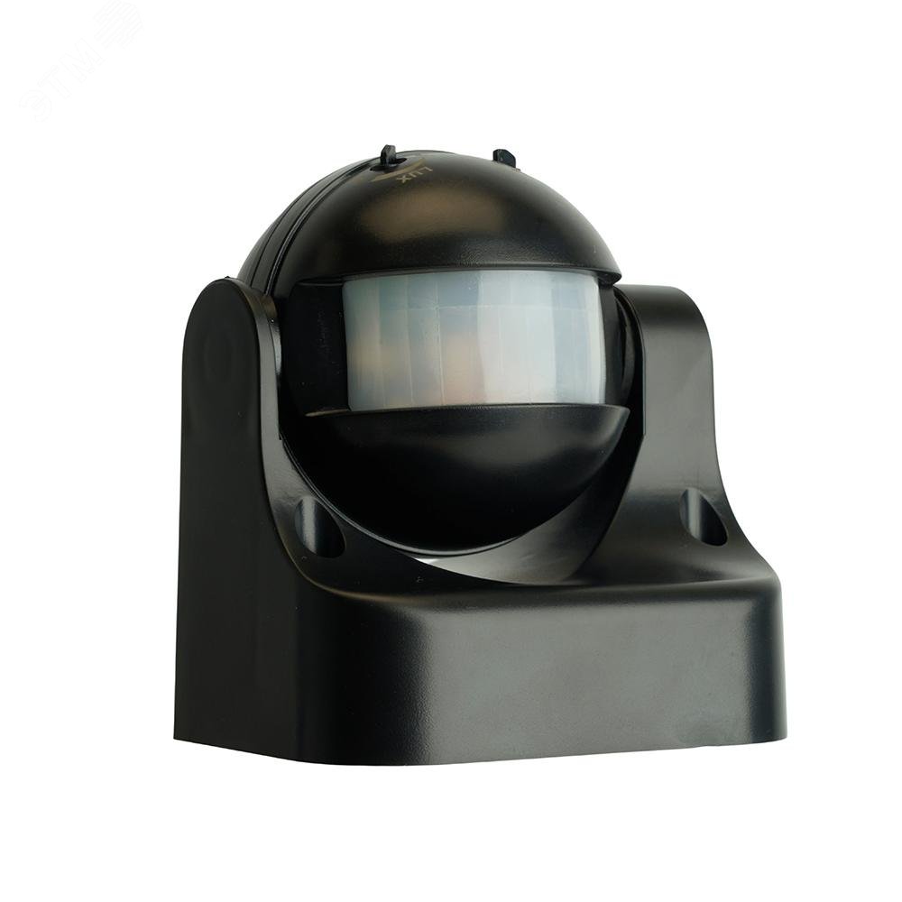 Изображение товара Датчик движения ИК накладной 1200W 180° IP44 черный SEN11