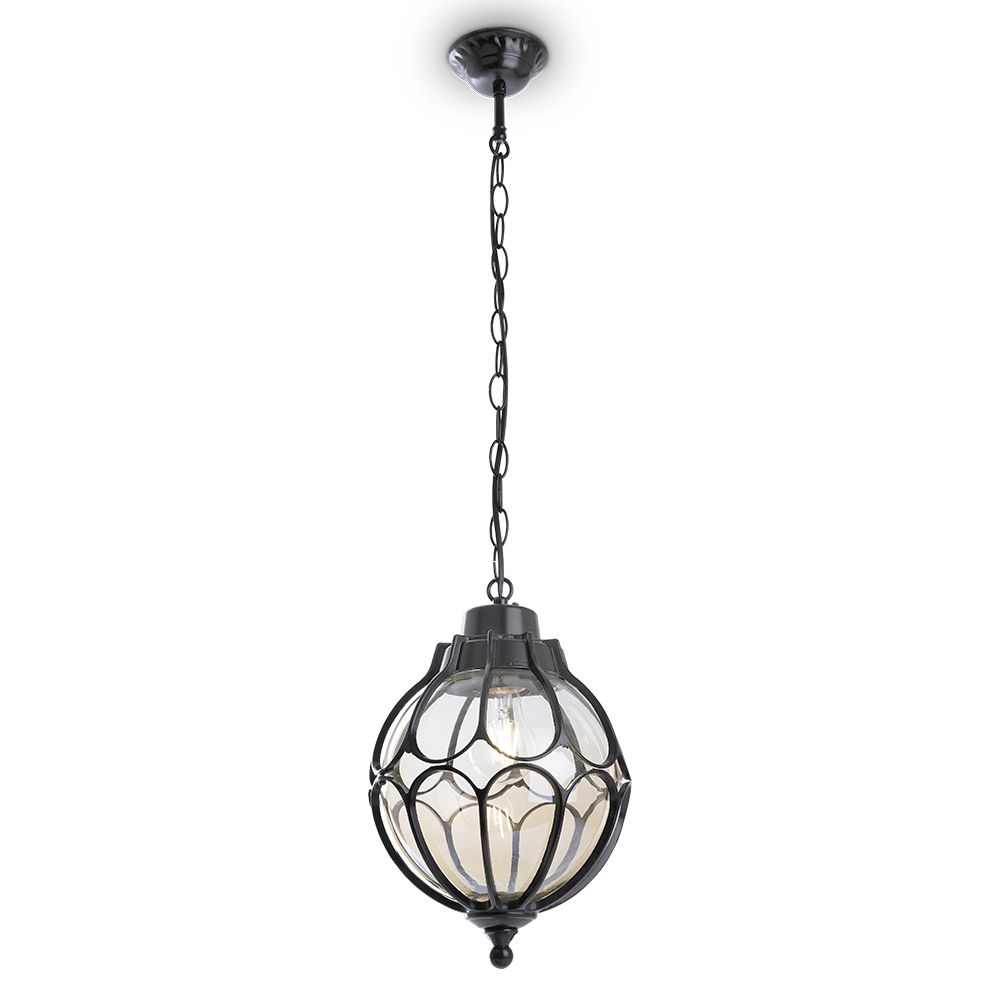 Светильник НСУ-60w цепь Е27 IP44 черный