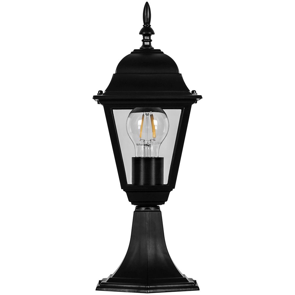 Светильник НТУ-100w на постамент Е27 IP44 черный