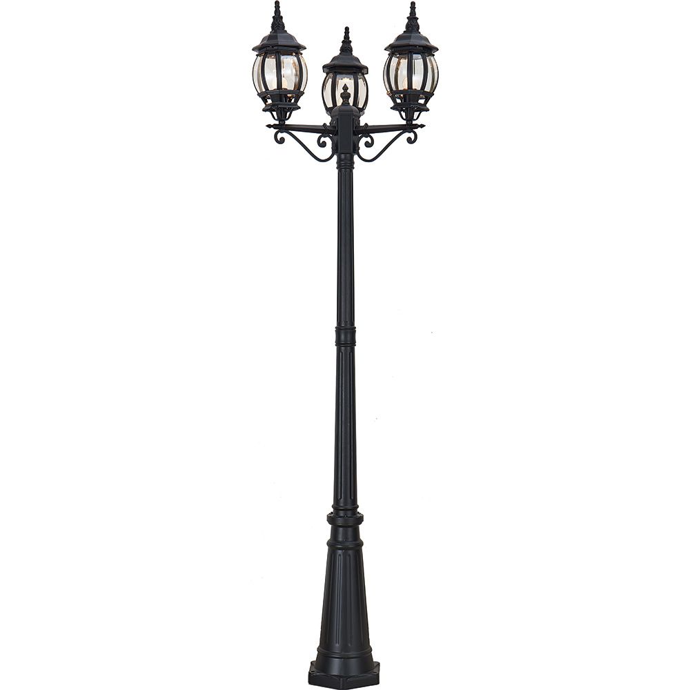 Светильник НТУ-3х100w столб Е27 IP44 черный