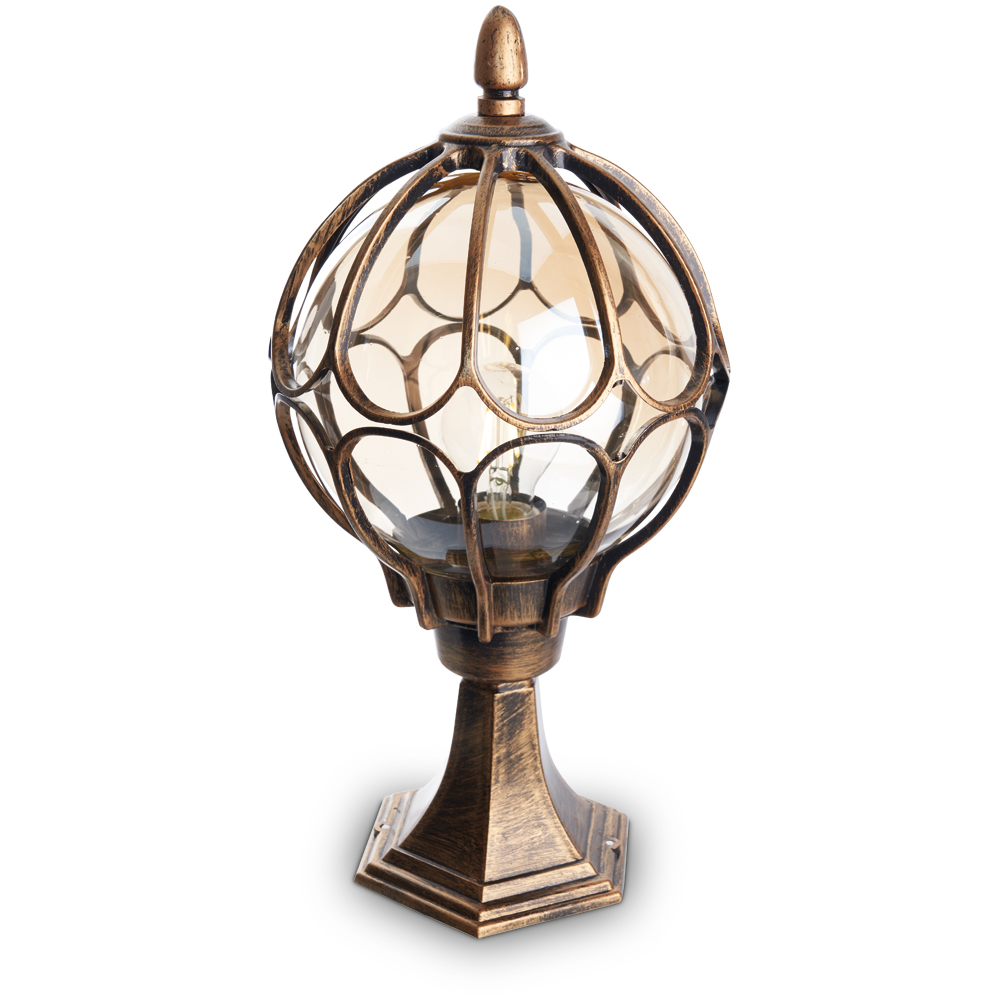 Светильник НТУ-60w столб-0.46м Е27 IP44 черное золото