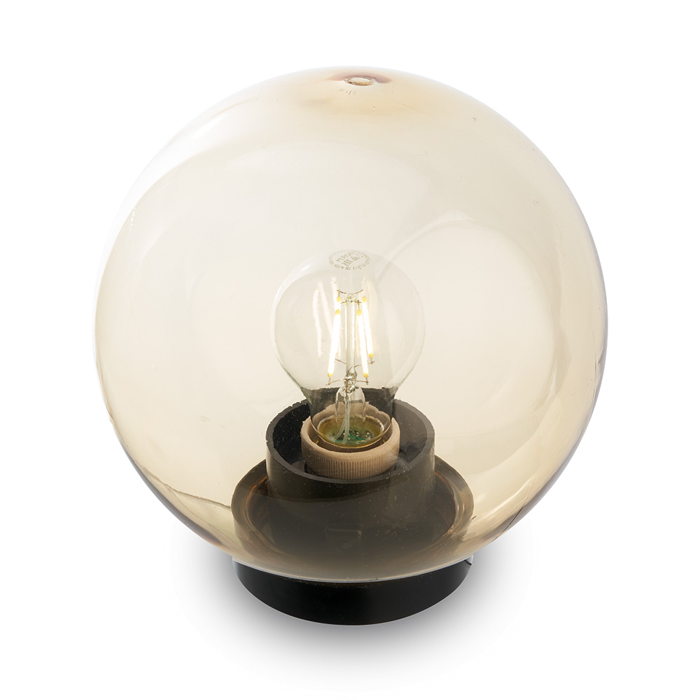 Светильник НТУ-01-60-253 Шар d=250мм золотой Е27 на трубу IP44