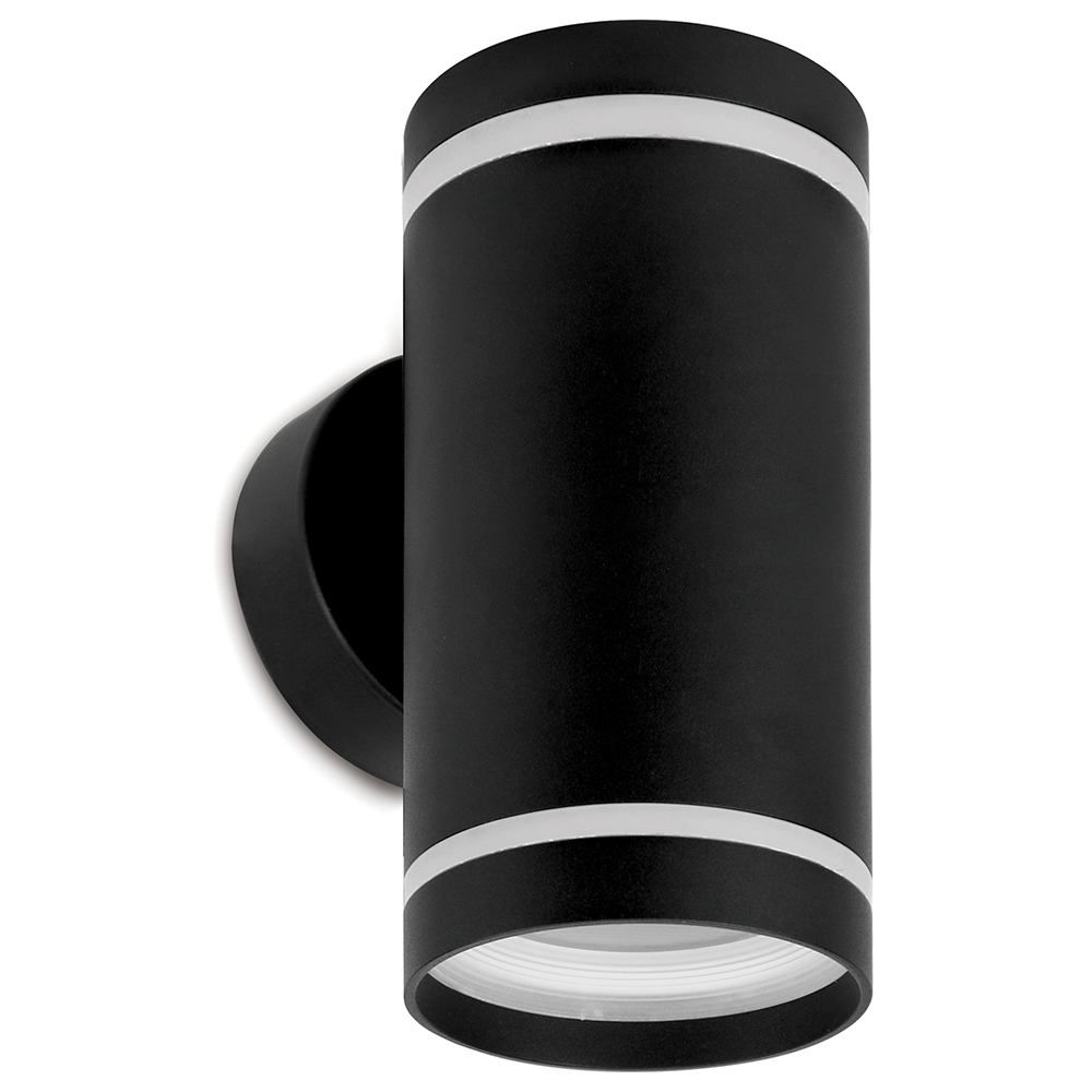 Светильник ДБУ-2х15w вверх/вниз GX53 без ламп IP54 черный