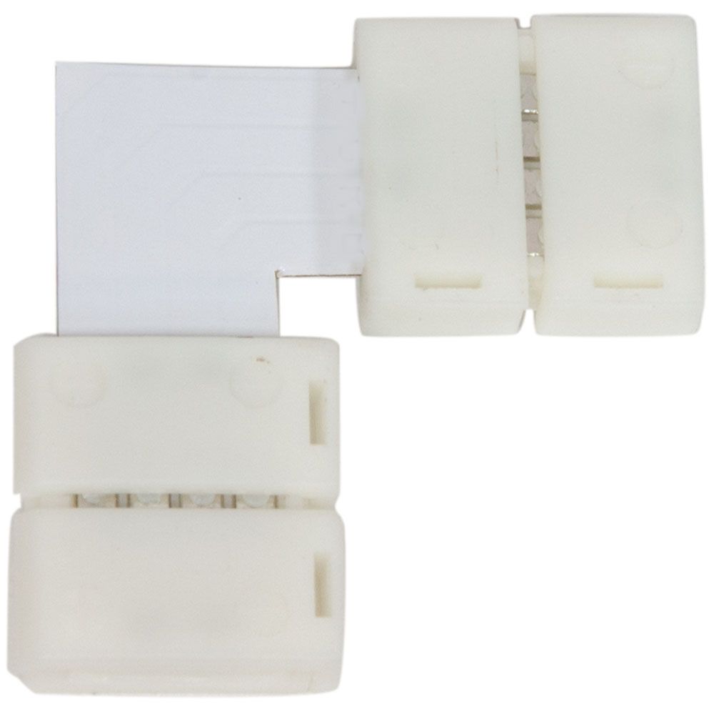 Комплект L коннекторов с соединителем для светодиодной ленты (3528/8мм)