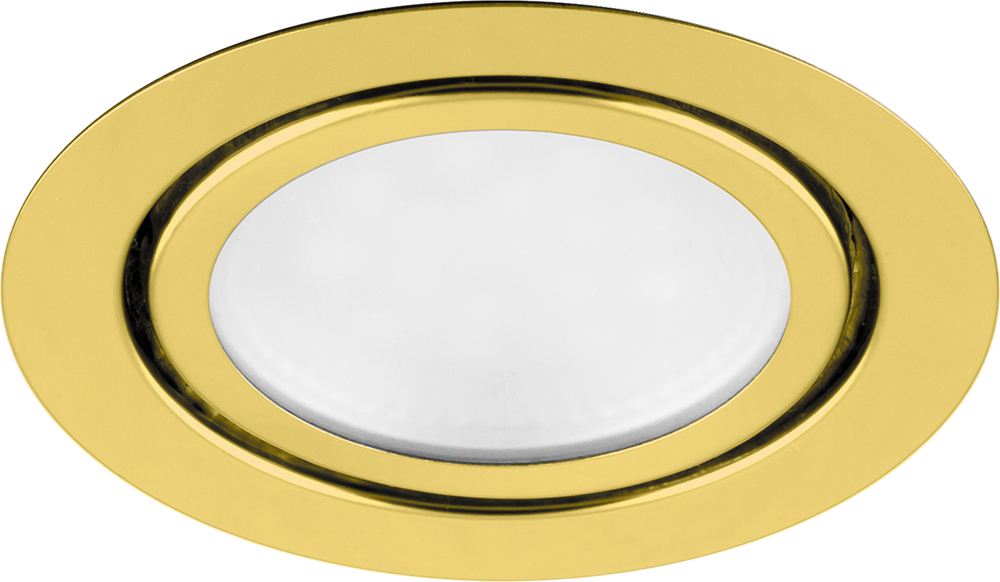 Светильник светодиодный ДВО-3w 4000K 150Лм золото