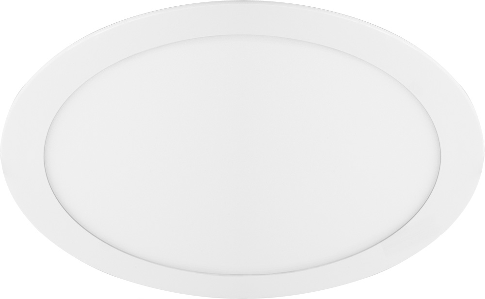 Светильник светодиодный ДВО-24w 4000K 1500Лм slim белый