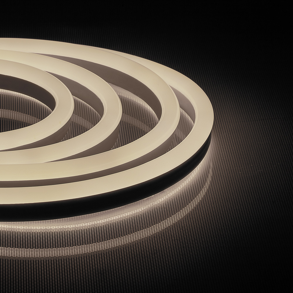 Лента светодиодная 9.6Вт/м 220В 3000К IP67 120LED/м LS720 неоновая