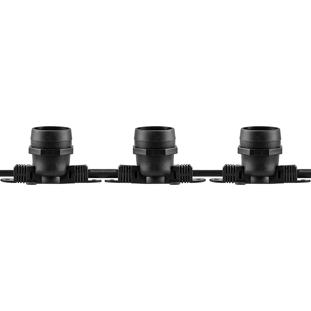 Гирлянда Белт-Лайт 50 м 100 патронов Е27 IP65 черный