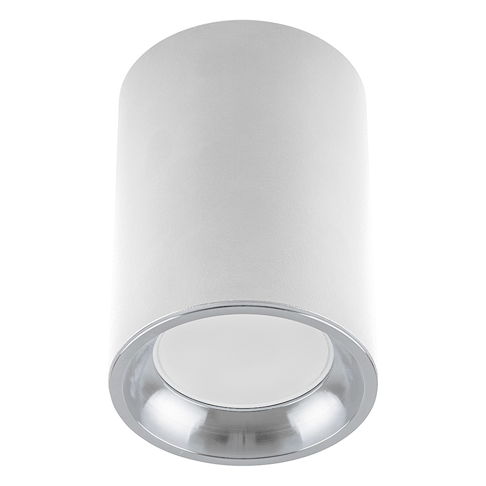 Светильник ДПО GU10 без лампы белый хром