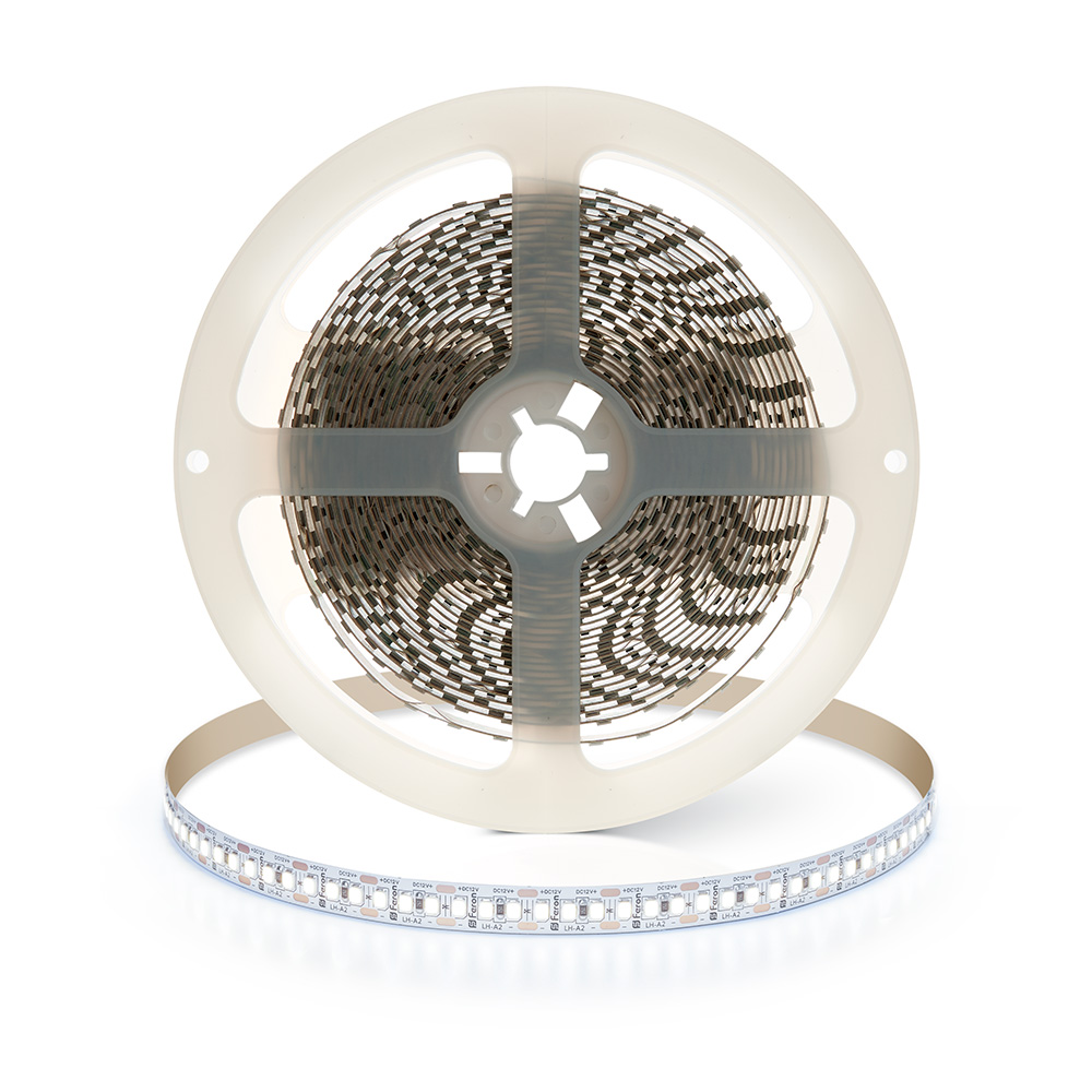 Лента светодиодная 17Вт/м 12В 6500К IP20 180LED/м LS616