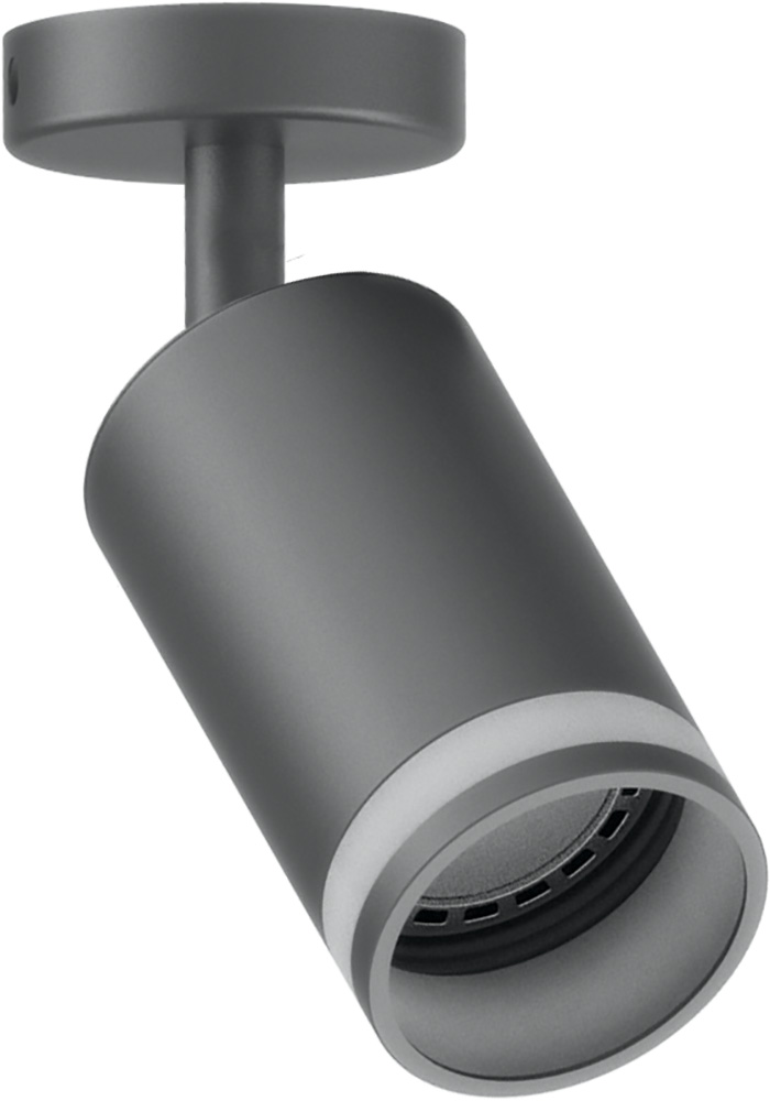 Светильник ДБО GU10 без лампы наклонный черный