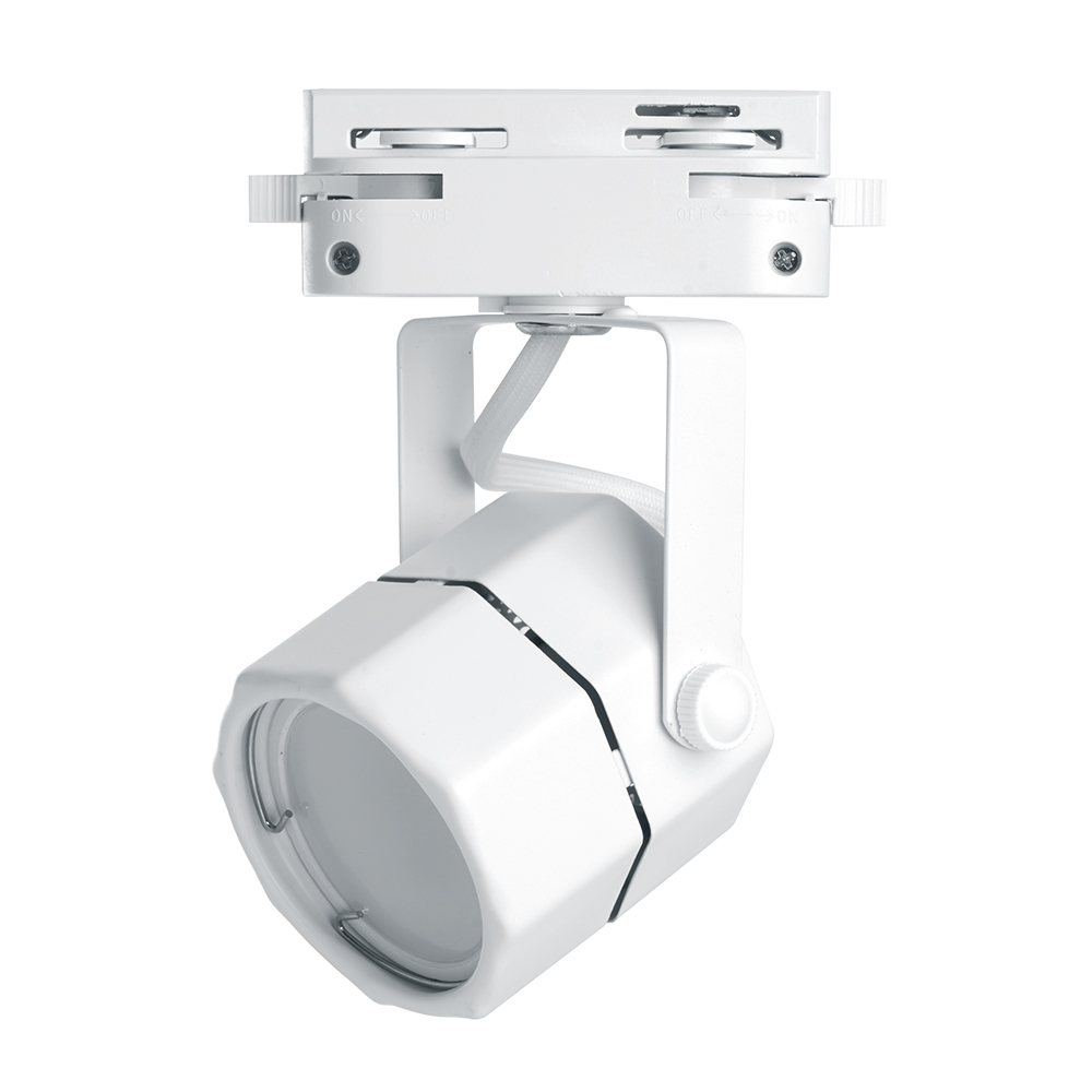 Светильник трековый на шинопровод ДПО GU10 без лампы белый