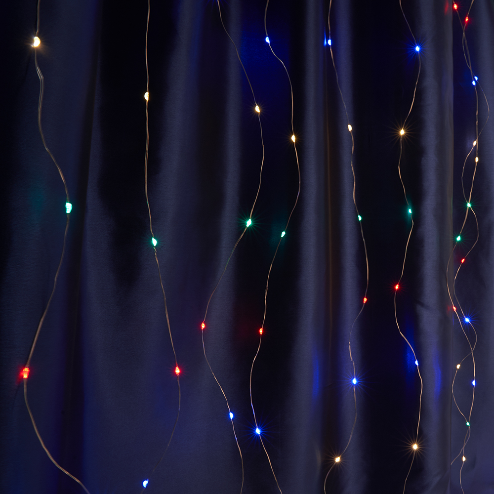 Гирлянда Занавес LED мультиколор 3х3 м USB