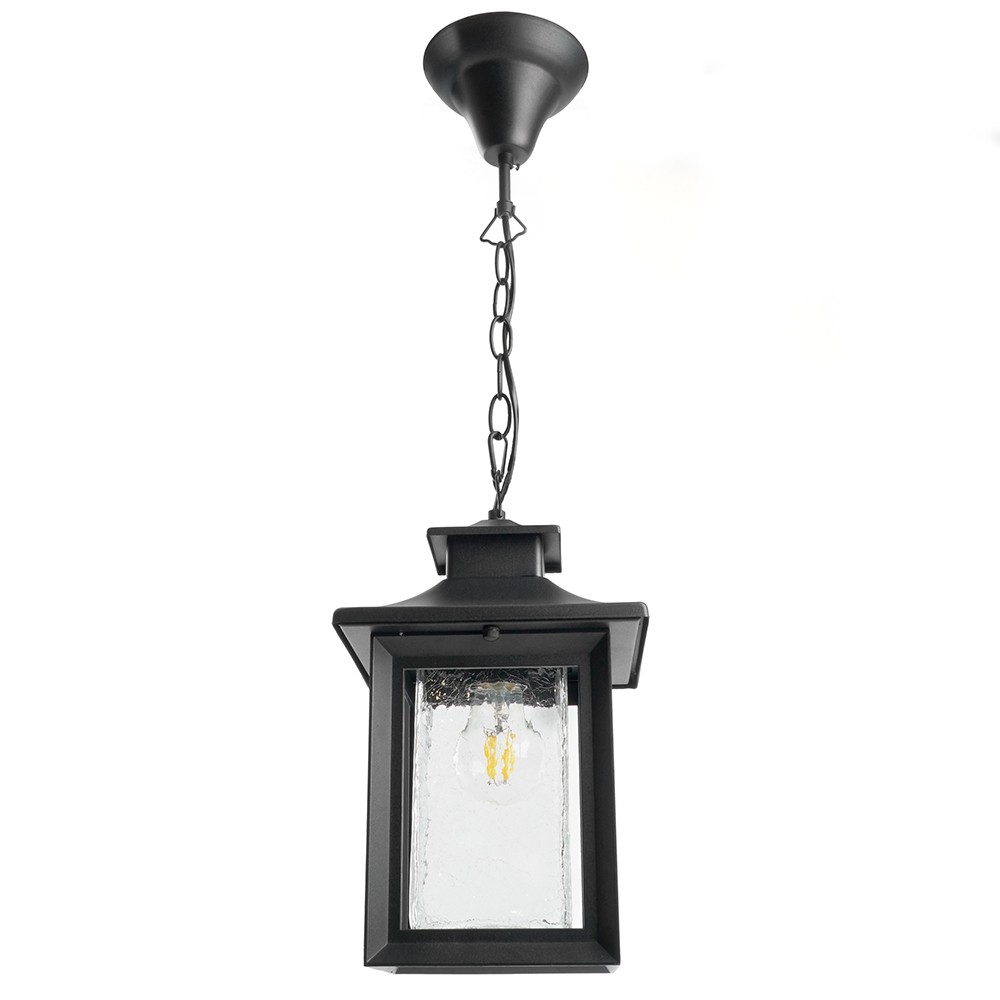 Светильник НСУ-60w цепь Е27 IP44 черный