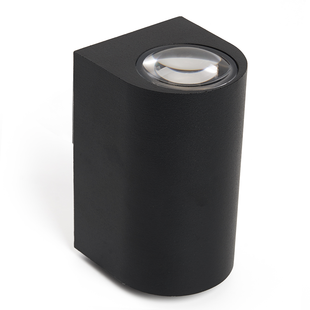 Светильник светодиодный уличный ДБУ-2х5w вверх/вниз 4000K IP54 черный