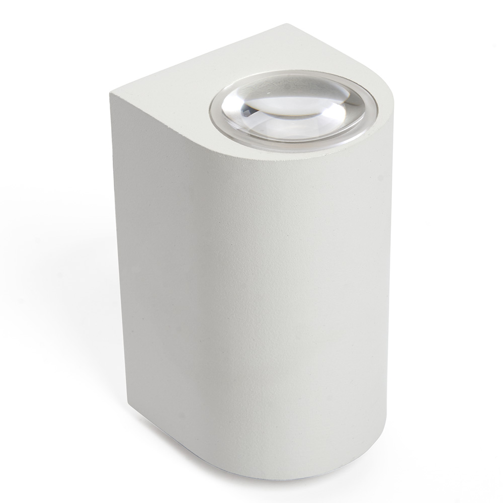 Светильник светодиодный уличный ДБУ-2х5w вверх/вниз 3000К IP54 белый