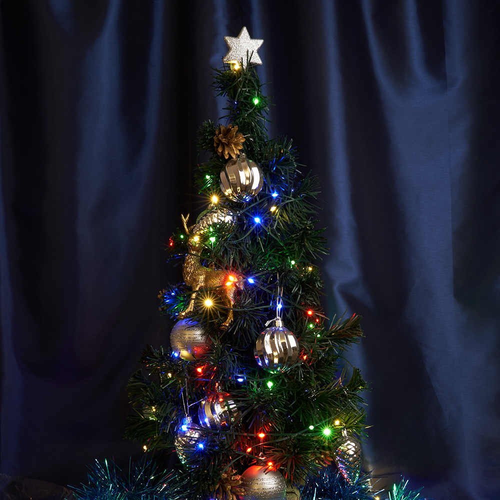 Гирлянда линейная Нить LED мульти 5 м с контроллером