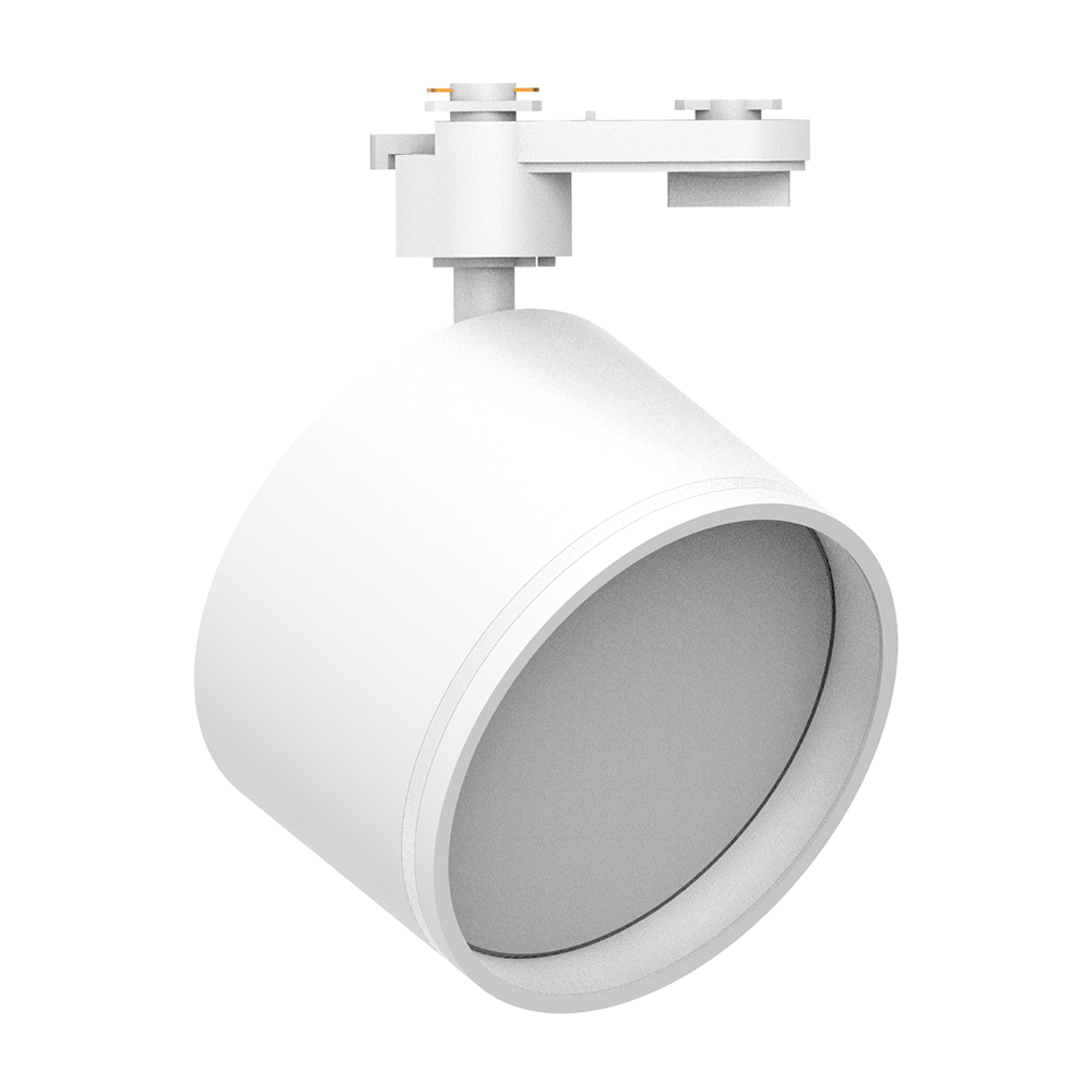 Светильник трековый на шинопровод ДПО GX70 без лампы белый
