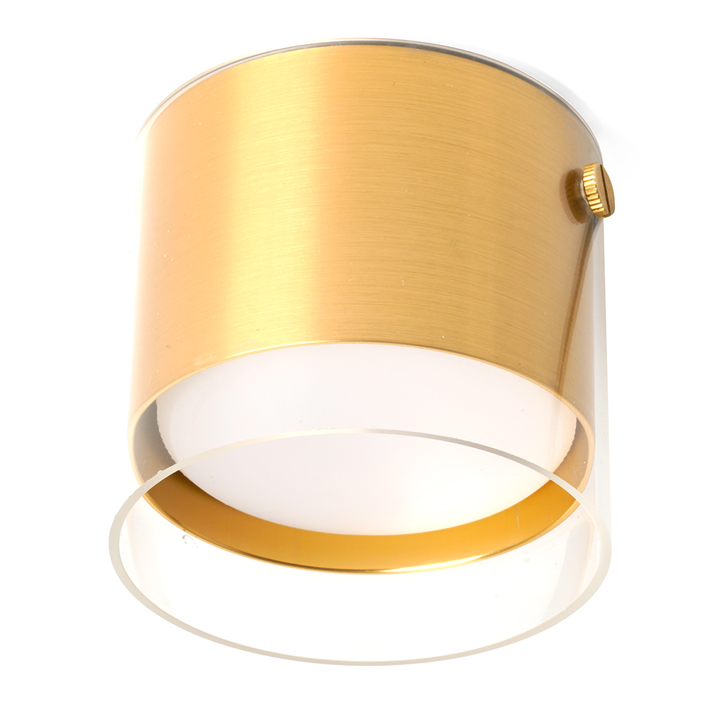 Светильник ДПО GX53 без лампы золото