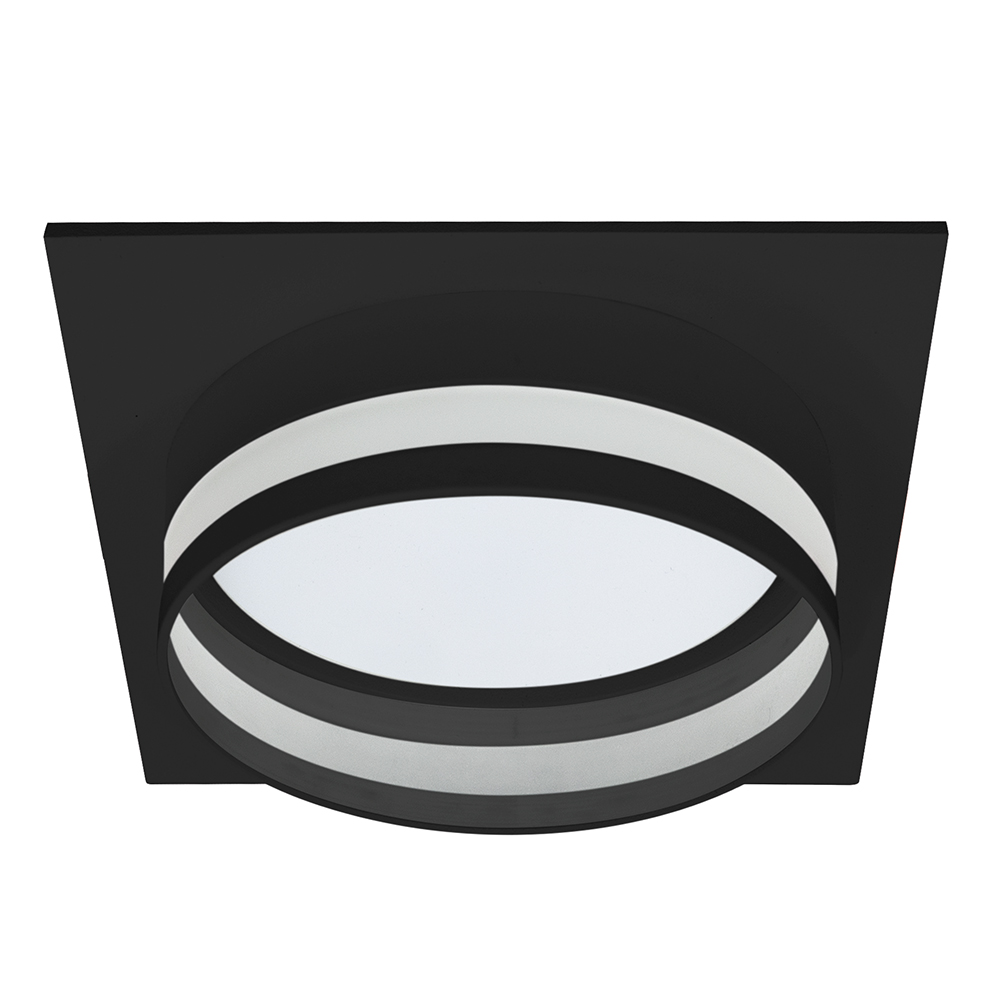 Светильник ДВО-25w GX70 без лампы квадратный черный