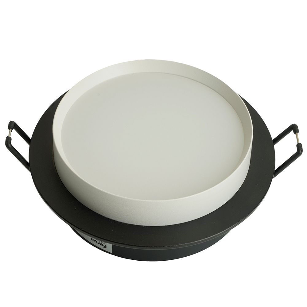 Светильник ДВО-15w GX53 без лампы черный белый