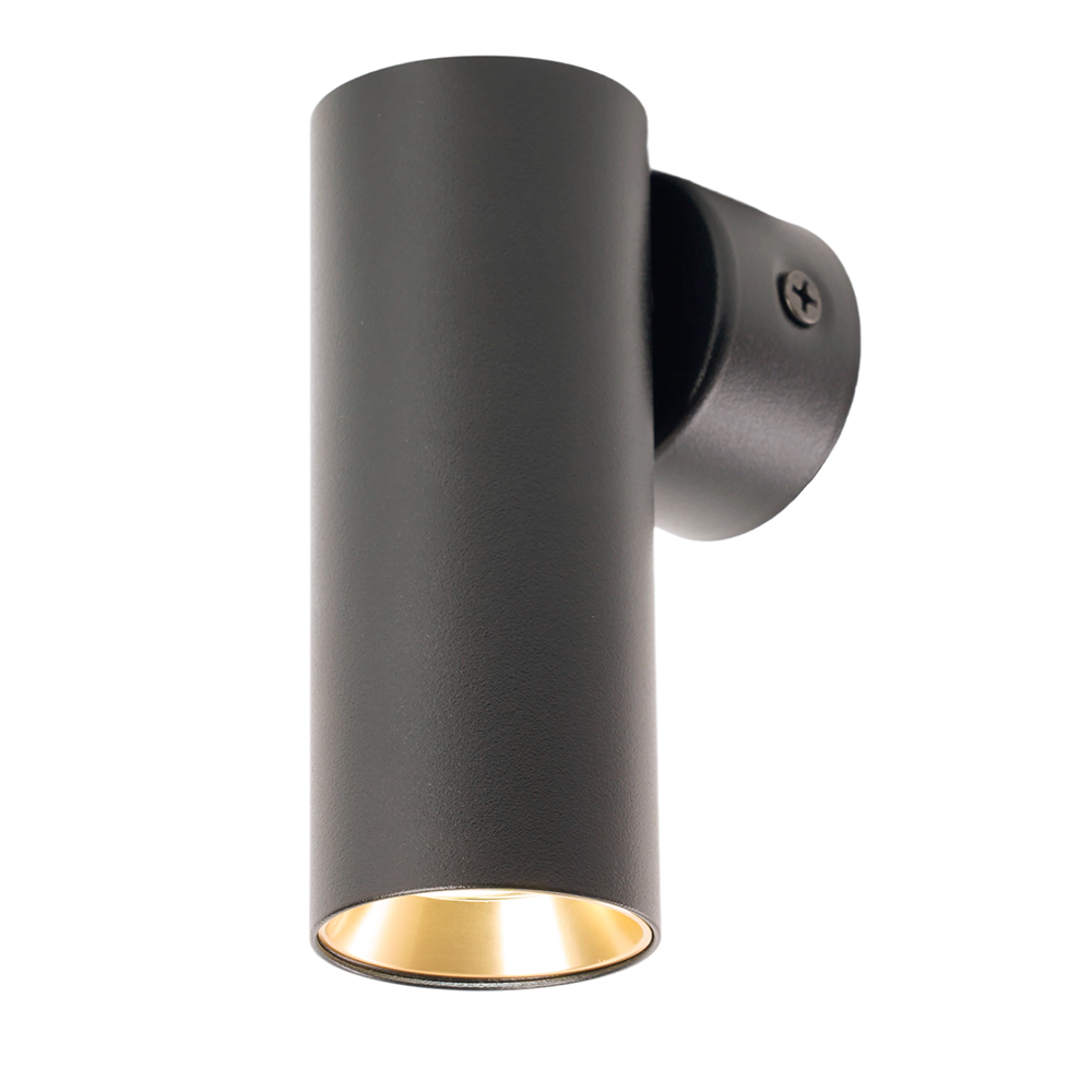 Светильник ДБО GU10 MR11 без лампы черный золото