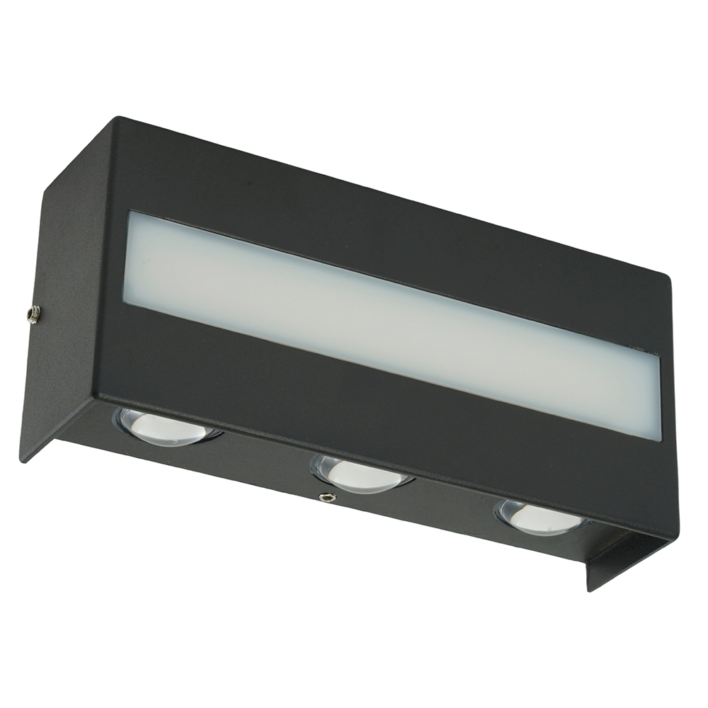 Светильник светодиодный уличный ДБУ-12w 3000К IP65 черный