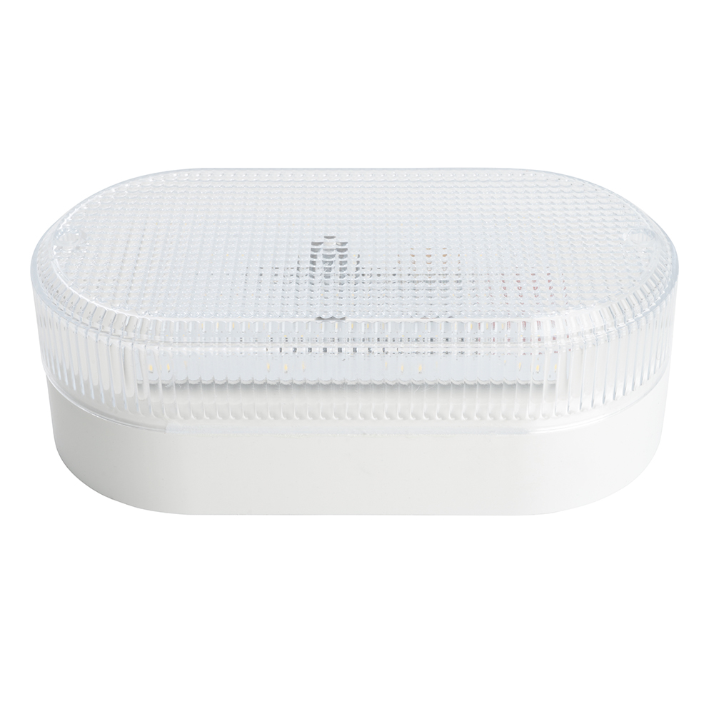 Светильник светодиодный ДБП-12w 4000К IP65 белый призма TR Овал