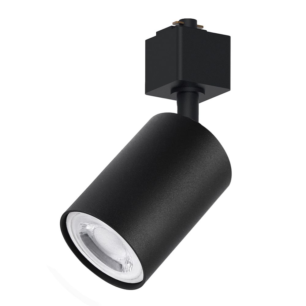 Светильник трековый на шинопровод ДПО GU10 без лампы черный