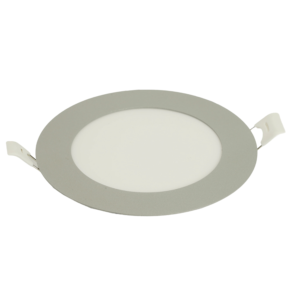 Светильник светодиодный ДВО-6w 4000K 480Лм slim серый