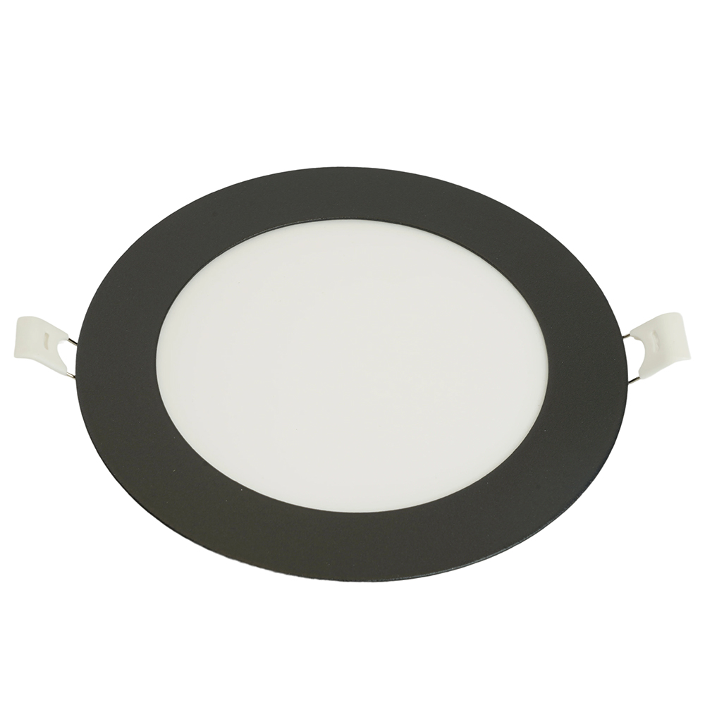 Светильник светодиодный ДВО-9w 4000K 720Лм slim черный