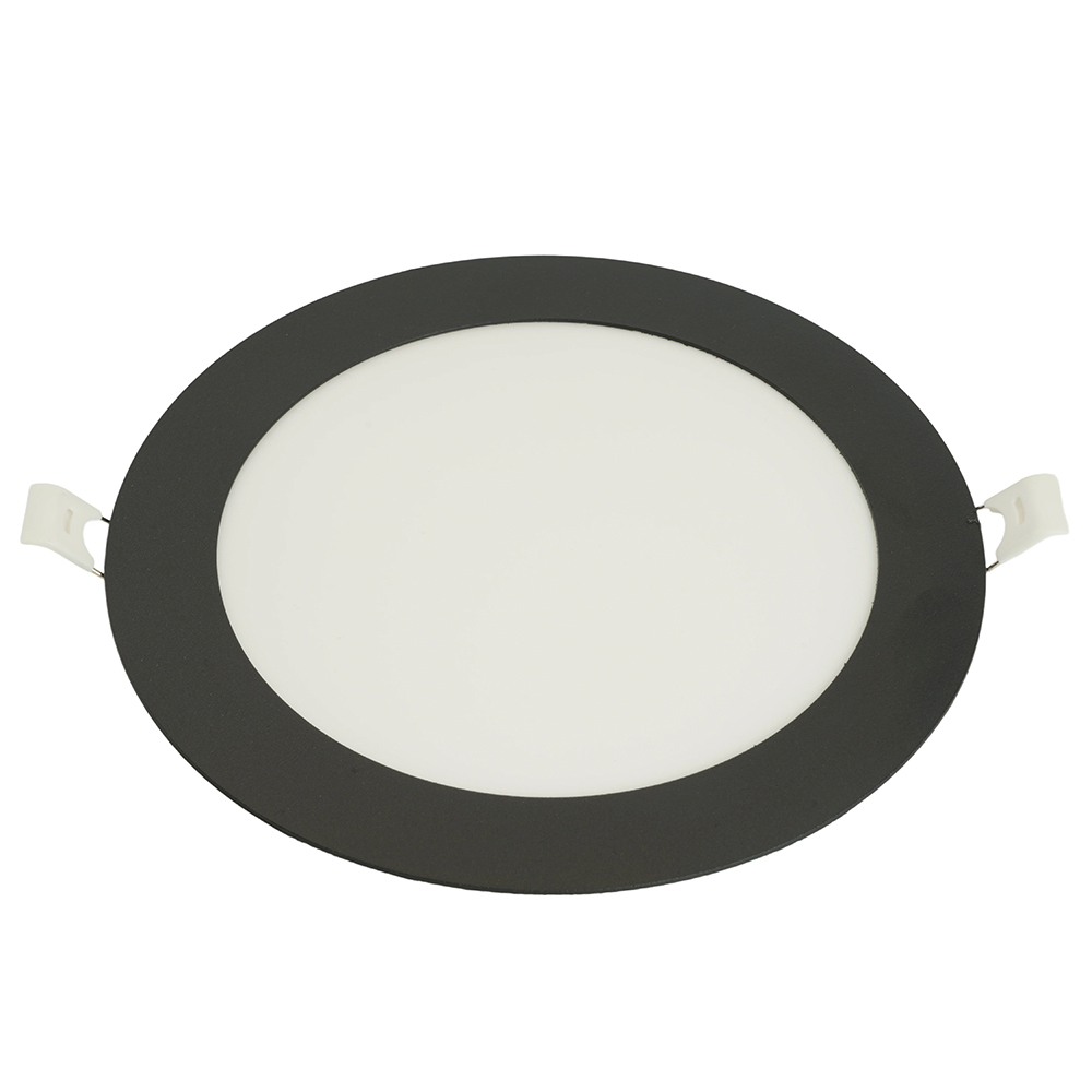 Светильник светодиодный ДВО-12w 4000K 960Лм slim черный