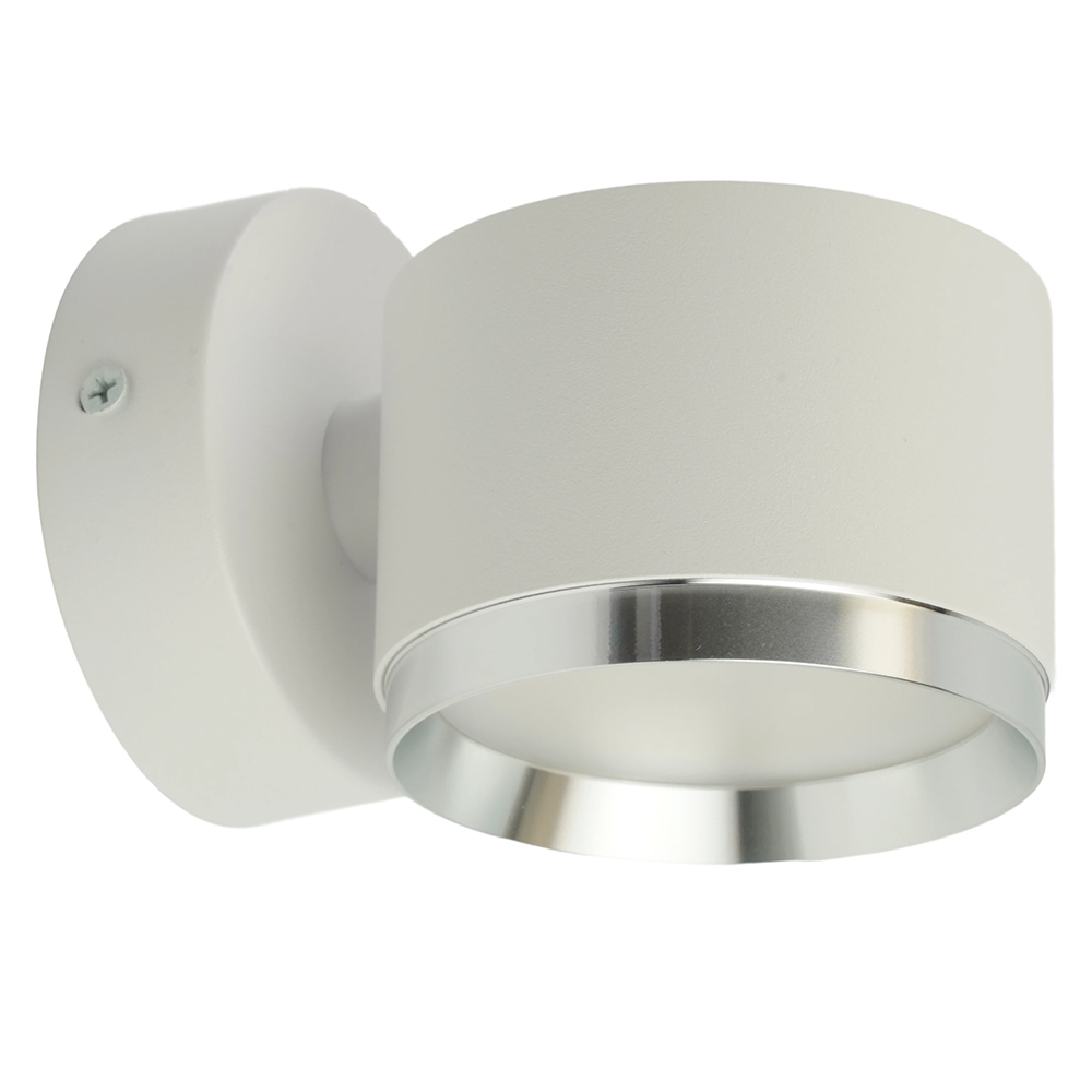 Светильник ДБО 12W GX53 без лампы белый+хром