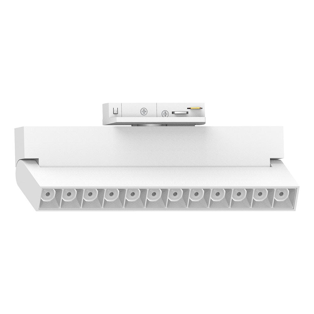 Светильник светодиодный трековый на шинопровод ДПО-12w 4000К 1080Лм поворотный белый