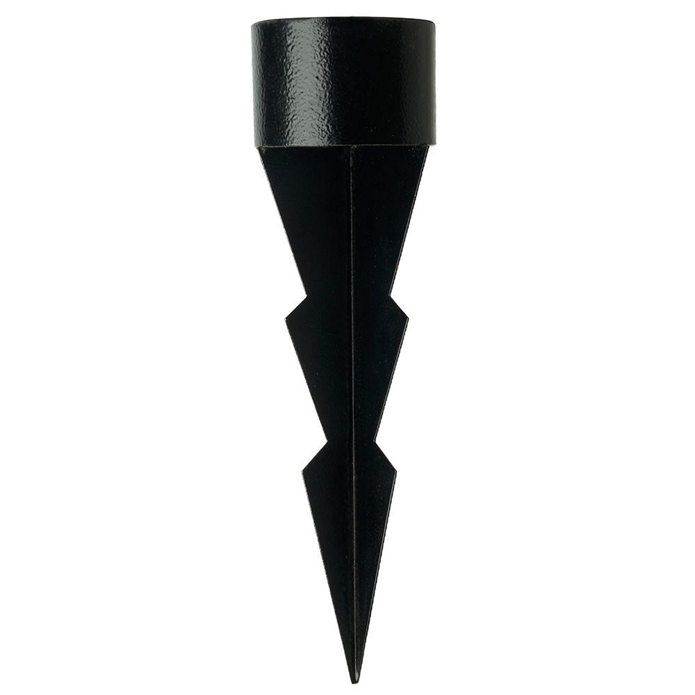 Держатель грунтовый для светильников НТУ черный