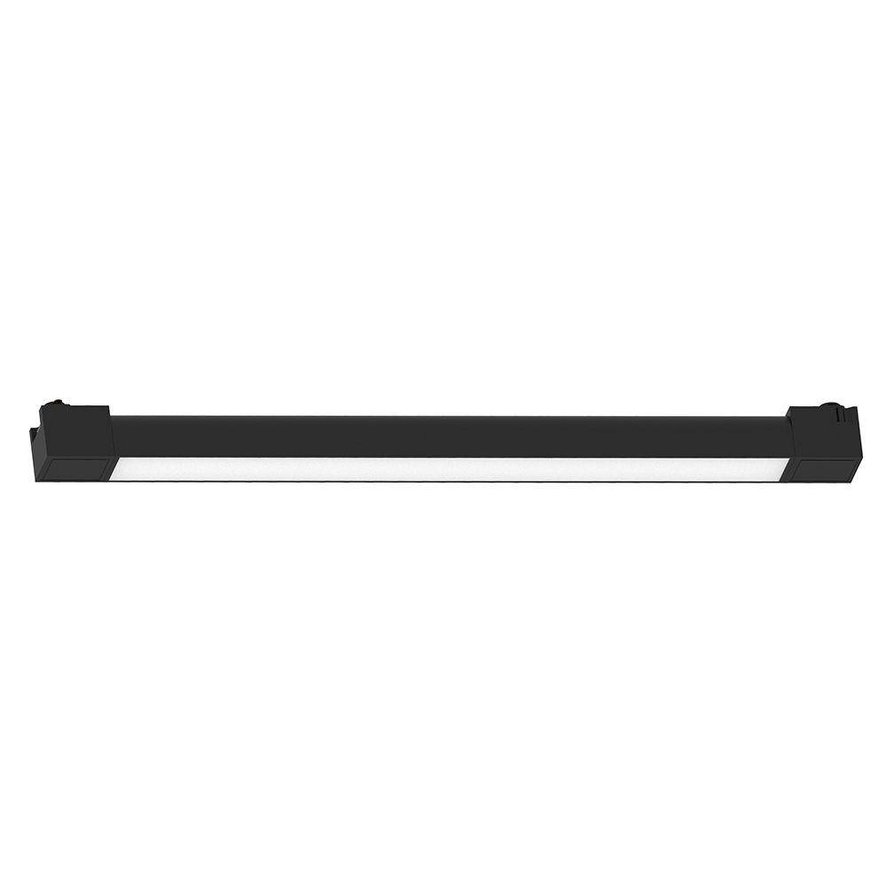 Светильник светодиодный трековый на шинопровод ДПО-30w 4000К 2100Лм матовый рассеиватель черный