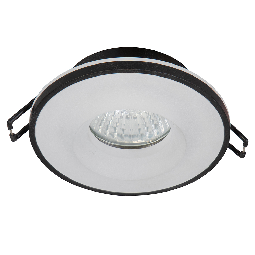 Светильник ИВО-50W G5.3 круг без лампы черный