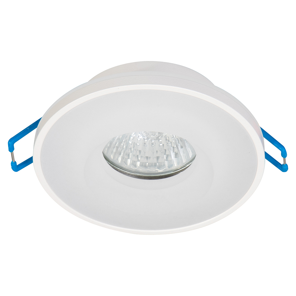 Светильник ИВО-50W G5.3 круг без лампы белый