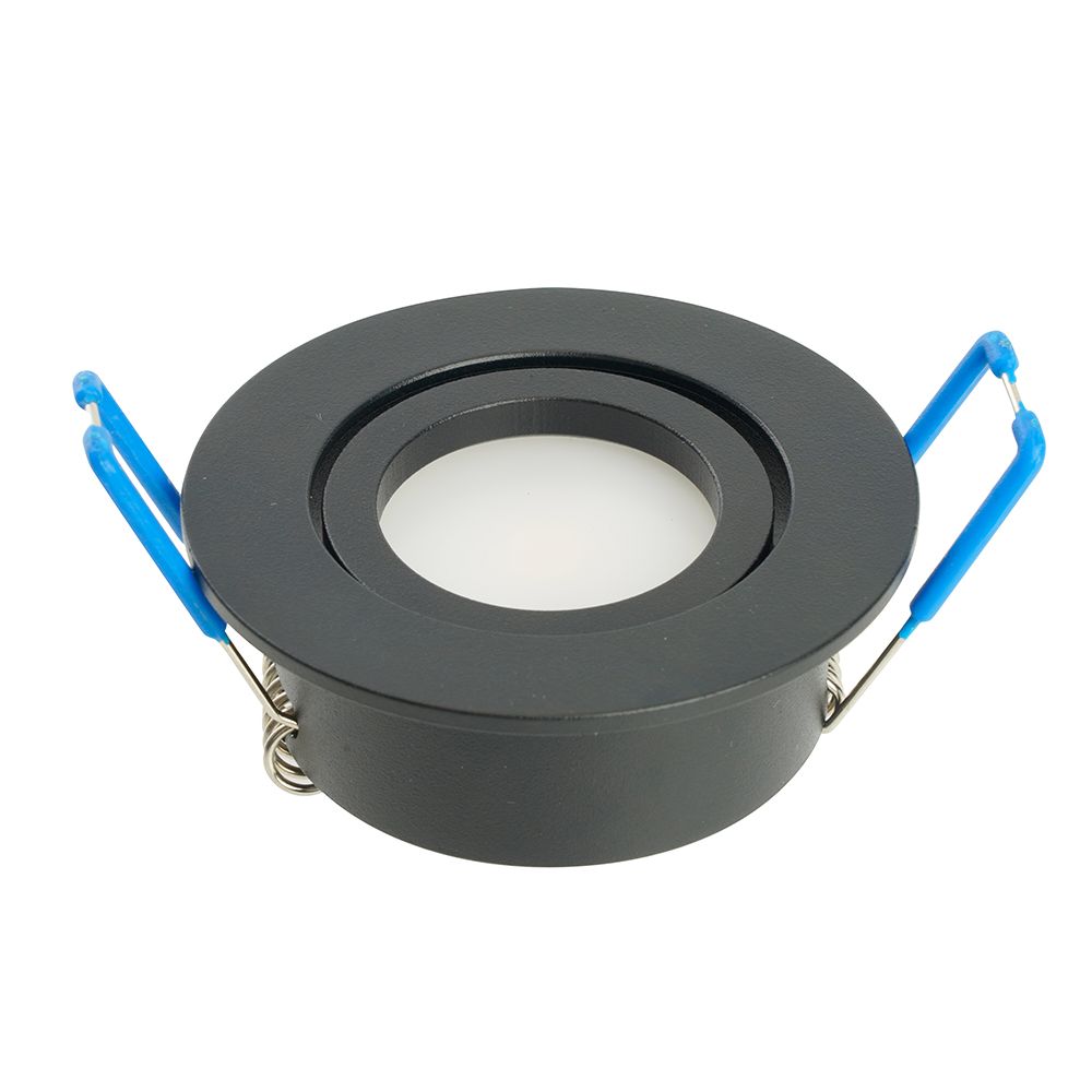 Светильник ИВО-35W G5.3/GU10 круг черный