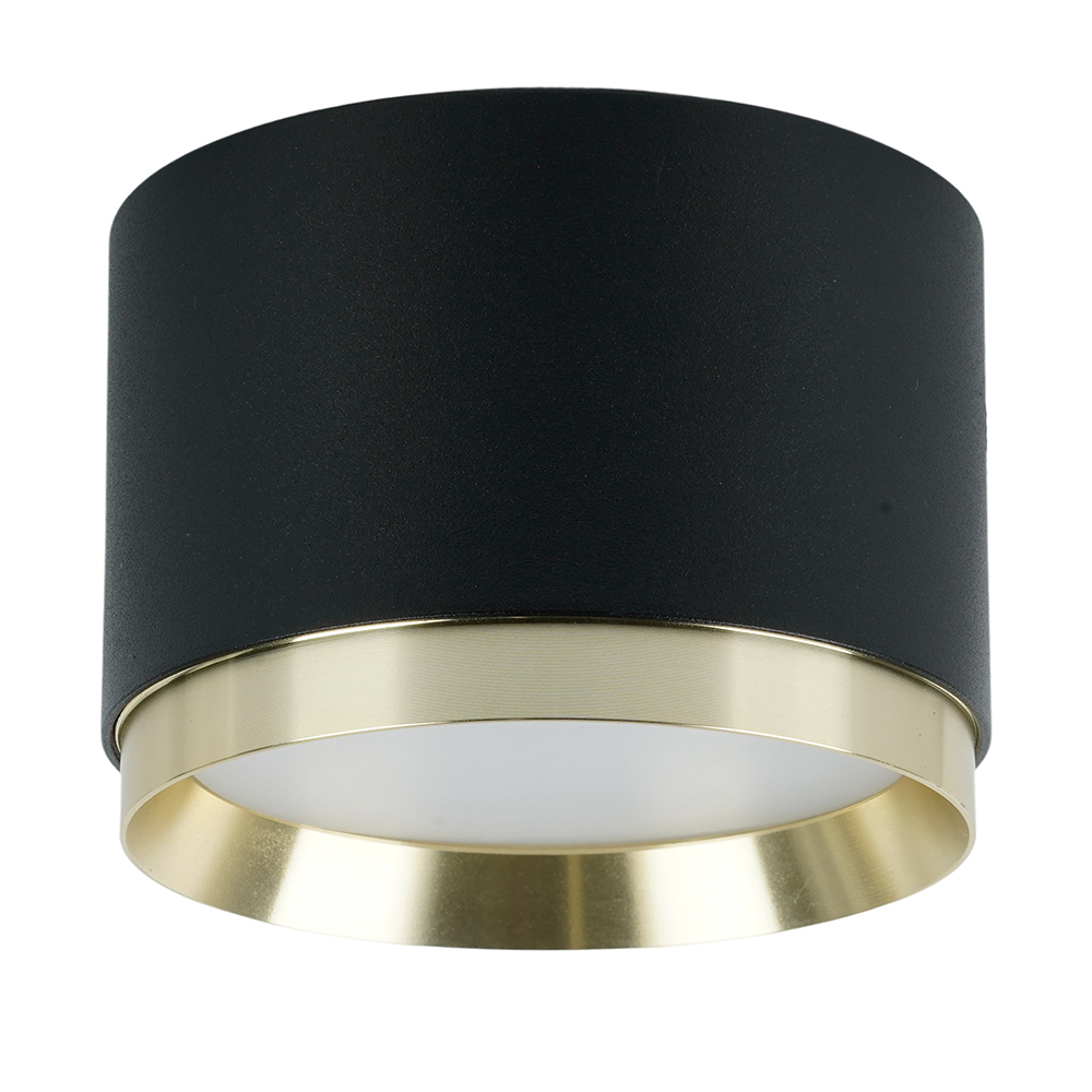 Светильник ДПО-12w GX53 без лампы черный/золото