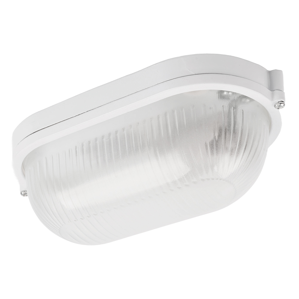 Светильник НБП 04-60-001 E27 овал алюминий стекло IP54 белый