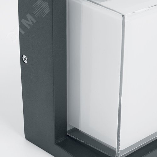 Светильник светодиодный уличный ДБУ-12w 4000К IP54 квадратный черный - фото 2