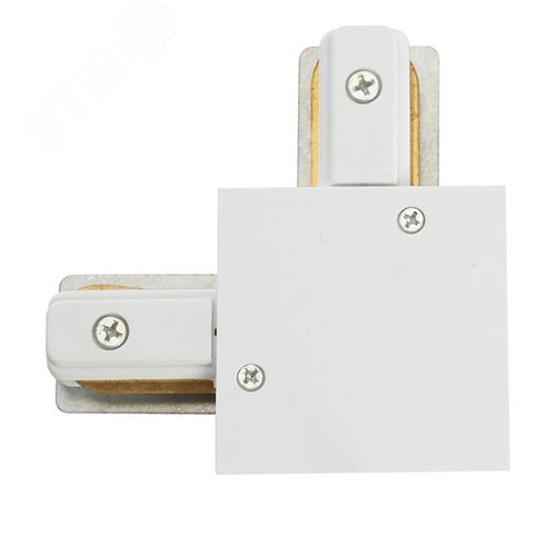 Коннектор угловой белый для встраиваемого шинопровода - фото 2