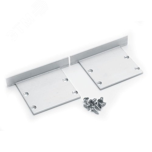 Профиль встраиваемый Линии света алюминиевый 2 м серебро матовый экран 2 заглушки 4 крепежа для светодиодных лент - фото 2