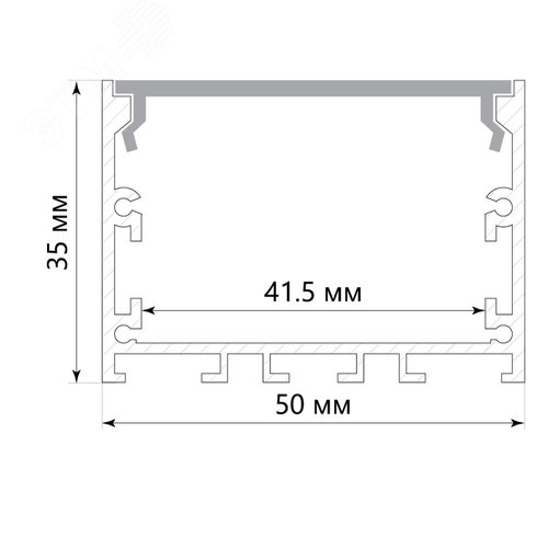 Профиль накладной Линии света алюминиевый черный 2 м матовый экран 2 заглушки 4 крепежа для светодиодных лент - фото 9