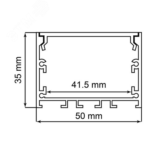 Профиль накладной Линии света алюминиевый белый 2 м матовый экран 2 заглушки 4 крепежа для светодиодных лент - фото 6