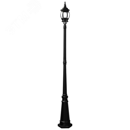 Светильник НТУ-100w столб=2.26м Е27 IP44 черный - фото 2