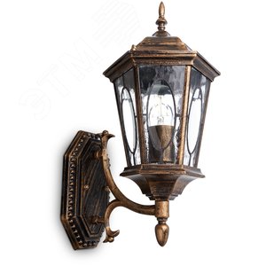 Изображение товара Светильник НБУ-60w вверх Е27 IP44 черное золото (шт)