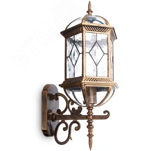 Изображение товара Светильник НБУ-60w вверх Е27 IP44 черное золото (шт)