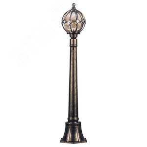 Светильник НТУ-60w столб Е27 IP44 черное золото - фото 2